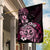 Aotearoa Kia Ora New Zealand Ta Moko Pink Version Garden Flag LT01 House Flag Pink - Polynesian Pride