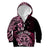 Aotearoa Kia Ora New Zealand Ta Moko Pink Version Kid Hoodie LT01 Zip Hoodie Pink - Polynesian Pride