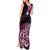 Aotearoa Kia Ora New Zealand Ta Moko Pink Version Tank Maxi Dress LT01 - Polynesian Pride