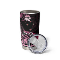 Aotearoa Kia Ora New Zealand Ta Moko Pink Version Tumbler Cup LT01 - Polynesian Pride