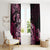 Aotearoa Kia Ora New Zealand Ta Moko Pink Version Window Curtain LT01 - Polynesian Pride