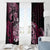 Aotearoa Kia Ora New Zealand Ta Moko Pink Version Window Curtain LT01 - Polynesian Pride