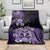 Aotearoa Kia Ora New Zealand Ta Moko Purple Version Blanket LT01 - Polynesian Pride