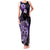 Aotearoa Kia Ora New Zealand Ta Moko Purple Version Family Matching Tank Maxi Dress and Hawaiian Shirt LT01 Mom's Dress Purple - Polynesian Pride