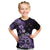 Aotearoa Kia Ora New Zealand Ta Moko Purple Version Kid T Shirt LT01 Purple - Polynesian Pride