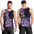 Aotearoa Kia Ora New Zealand Ta Moko Purple Version Men Tank Top LT01 - Polynesian Pride