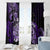 Aotearoa Kia Ora New Zealand Ta Moko Purple Version Window Curtain LT01 - Polynesian Pride