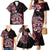 Aotearoa Kia Ora New Zealand Ta Moko Red Version Family Matching Mermaid Dress and Hawaiian Shirt LT01 - Polynesian Pride