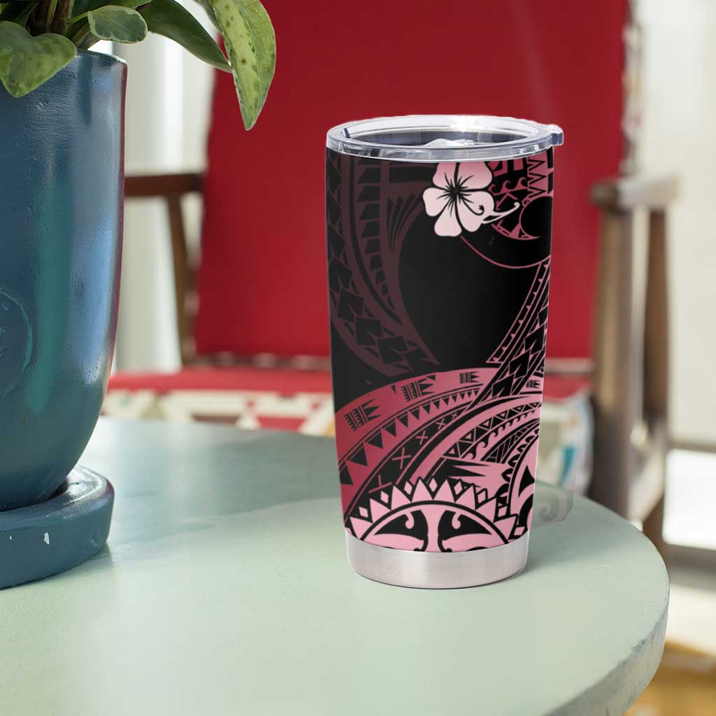 Aotearoa Kia Ora New Zealand Ta Moko Red Version Tumbler Cup LT01 - Polynesian Pride