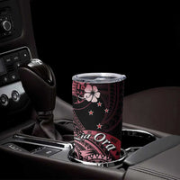 Aotearoa Kia Ora New Zealand Ta Moko Red Version Tumbler Cup LT01 - Polynesian Pride