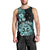 Aotearoa Kia Ora New Zealand Ta Moko Turquoise Version Men Tank Top LT01 - Polynesian Pride