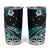 Aotearoa Kia Ora New Zealand Ta Moko Turquoise Version Tumbler Cup