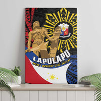 Lapulapu The First Filipino Hero Canvas Wall Art Polynesian Pattern LT01 - Polynesian Pride