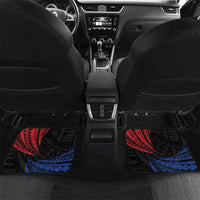 Lapulapu The First Filipino Hero Car Mats Polynesian Pattern LT01 Set 2pcs - Back Black - Polynesian Pride