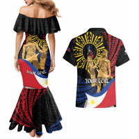 Personalized Lapulapu The First Filipino Hero Couples Matching Mermaid Dress and Hawaiian Shirt Polynesian Pattern LT01 - Polynesian Pride