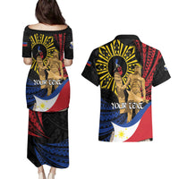 Personalized Lapulapu The First Filipino Hero Couples Matching Puletasi and Hawaiian Shirt Polynesian Pattern LT01 - Polynesian Pride