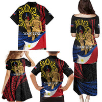 Personalized Lapulapu The First Filipino Hero Family Matching Puletasi and Hawaiian Shirt Polynesian Pattern LT01 - Polynesian Pride