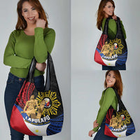 Lapulapu The First Filipino Hero Grocery Bag Polynesian Pattern LT01 - Polynesian Pride