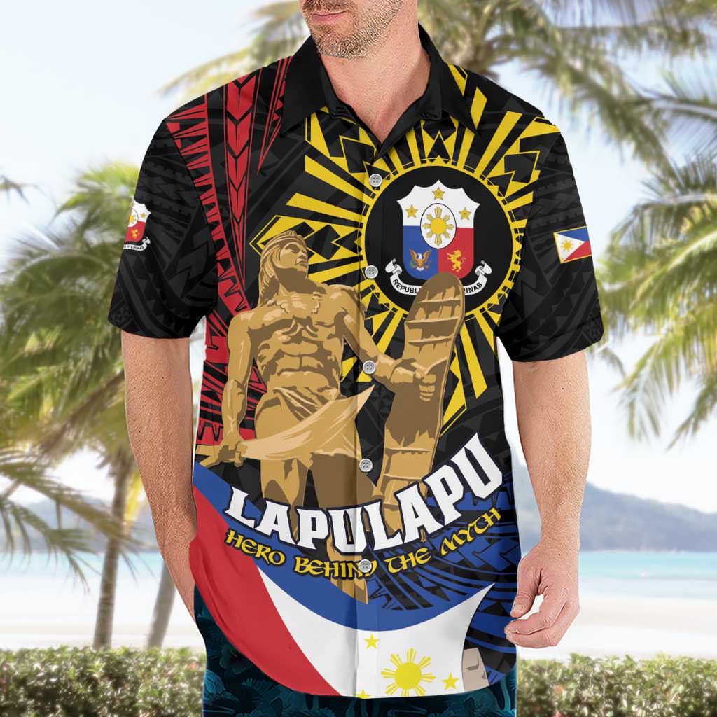 Personalized Lapulapu The First Filipino Hero Hawaiian Shirt Polynesian Pattern LT01 - Polynesian Pride