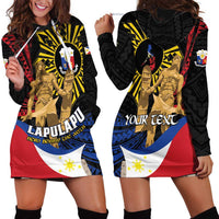 Personalized Lapulapu The First Filipino Hero Hoodie Dress Polynesian Pattern LT01 - Polynesian Pride