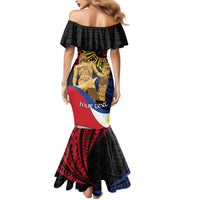 Personalized Lapulapu The First Filipino Hero Mermaid Dress Polynesian Pattern