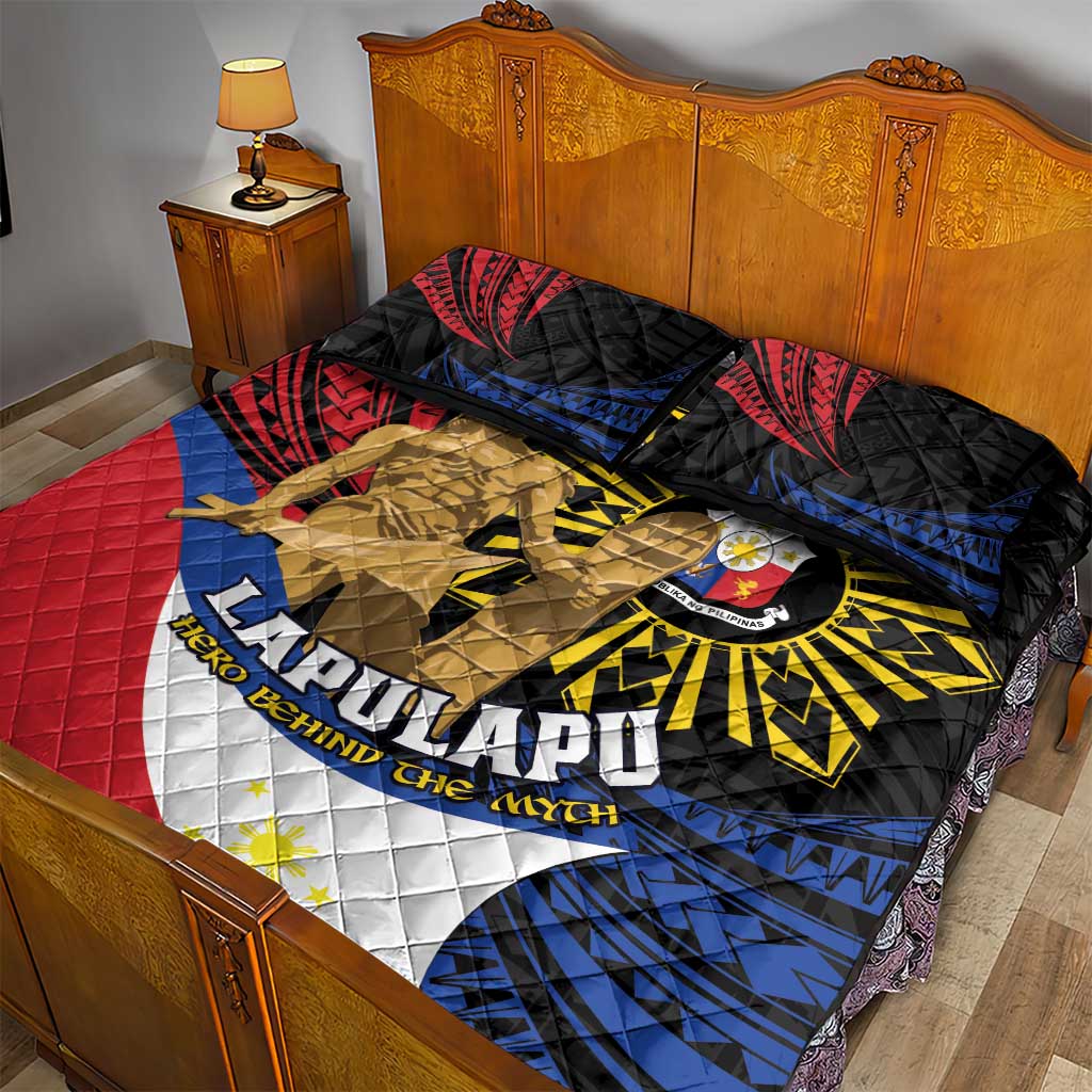 Lapulapu The First Filipino Hero Quilt Bed Set Polynesian Pattern LT01 - Polynesian Pride