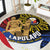 Lapulapu The First Filipino Hero Round Carpet Polynesian Pattern