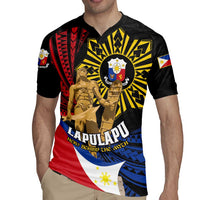 Personalized Lapulapu The First Filipino Hero Rugby Jersey Polynesian Pattern