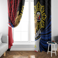 Lapulapu The First Filipino Hero Window Curtain Polynesian Pattern LT01 - Polynesian Pride