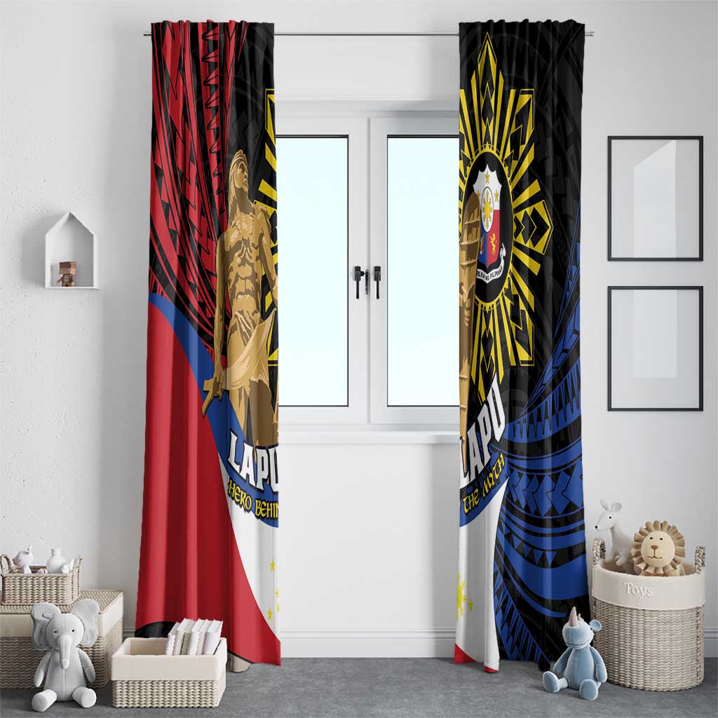Lapulapu The First Filipino Hero Window Curtain Polynesian Pattern LT01 - Polynesian Pride