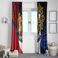 Lapulapu The First Filipino Hero Window Curtain Polynesian Pattern LT01 - Polynesian Pride