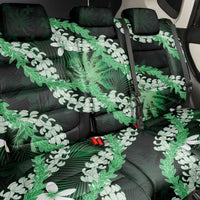 Puakenikeni Maile Lei Back Car Seat Cover Frangipani Green Tropical Leaves LT01 - Polynesian Pride