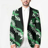 Puakenikeni Maile Lei Blazer Frangipani Green Tropical Leaves LT01 - Polynesian Pride