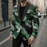 Puakenikeni Maile Lei Blazer Frangipani Green Tropical Leaves LT01 - Polynesian Pride