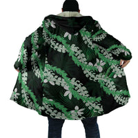 Puakenikeni Maile Lei Cloak Frangipani Green Tropical Leaves LT01 - Polynesian Pride