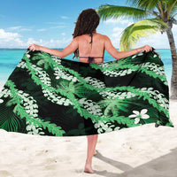Puakenikeni Maile Lei Sarong Frangipani Green Tropical Leaves LT01 - Polynesian Pride