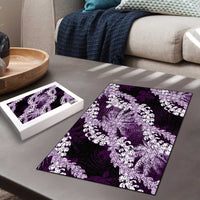 Puakenikeni Maile Lei Puzzle Frangipani Purple Tropical Leaves LT01 - Polynesian Pride