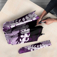 Puakenikeni Maile Lei Umbrella Frangipani Purple Tropical Leaves LT01 - Polynesian Pride