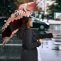 Puakenikeni Maile Lei Umbrella Frangipani Red Tropical Leaves LT01 - Polynesian Pride