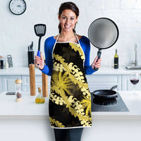 Puakenikeni Maile Lei Apron Frangipani Yellow Tropical Leaves LT01 - Polynesian Pride