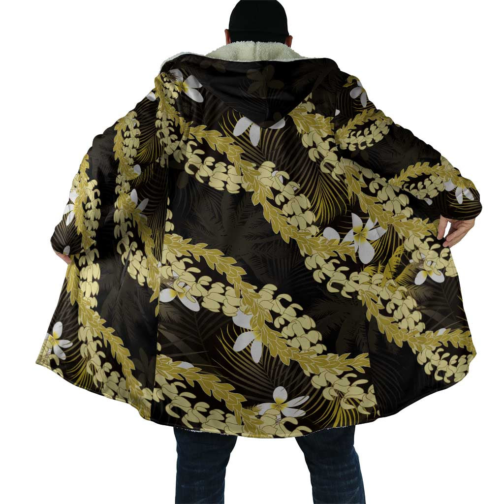 Puakenikeni Maile Lei Cloak Frangipani Yellow Tropical Leaves LT01 - Polynesian Pride