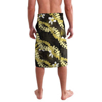 Puakenikeni Maile Lei Lavalava Frangipani Yellow Tropical Leaves LT01 - Polynesian Pride