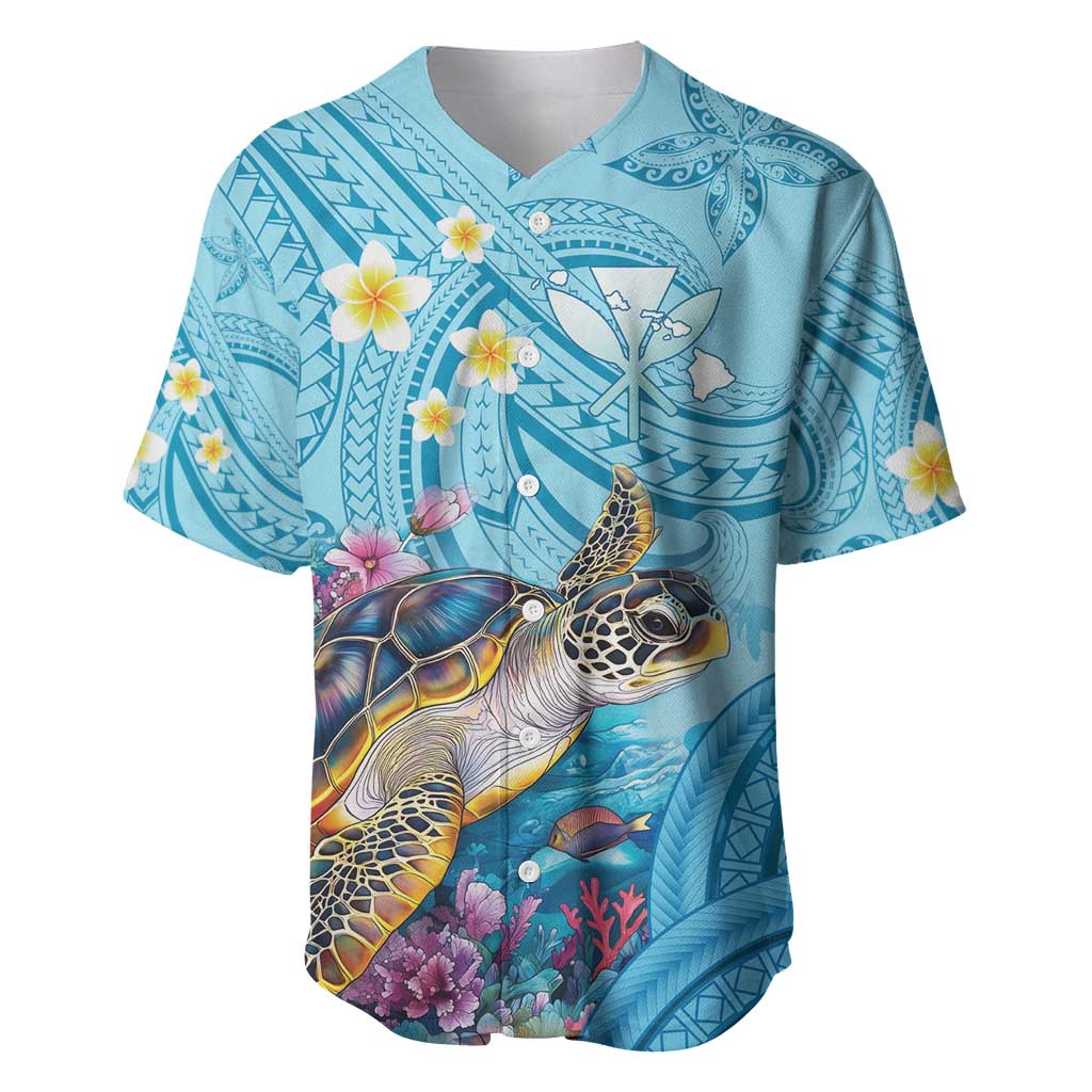 Personalized Hawaii Sea Turtle Baseball Jersey Hawaii Map Ocean Vibes