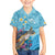 Personalized Hawaii Sea Turtle Family Matching Off Shoulder Maxi Dress and Hawaiian Shirt Hawaii Map Ocean Vibes