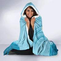 Personalized Hawaii Sea Turtle Hooded Blanket Hawaii Map Ocean Vibes LT01 - Polynesian Pride