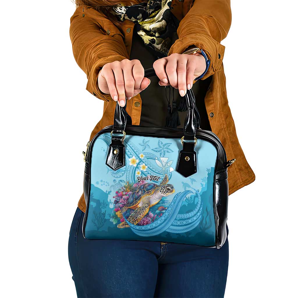 Personalized Hawaii Sea Turtle Shoulder Handbag Hawaii Map Ocean Vibes