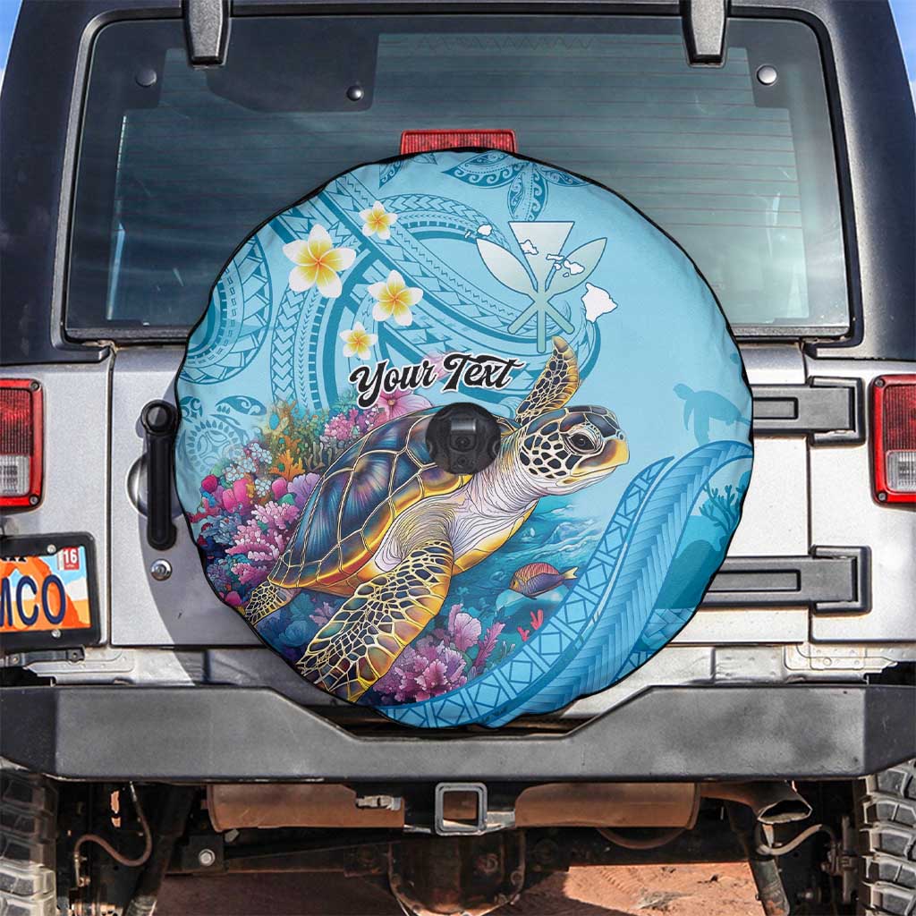 Personalized Hawaii Sea Turtle Spare Tire Cover Hawaii Map Ocean Vibes