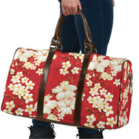Hawaii Hibiscus Plumeria Red Travel Bag Polynesian Pattern LT01 - Polynesian Pride