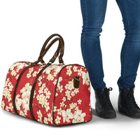 Hawaii Hibiscus Plumeria Red Travel Bag Polynesian Pattern LT01 - Polynesian Pride