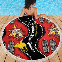 Papua New Guinea 50th Independence Beach Blanket PNG Batik Pattern LT01 - Polynesian Pride
